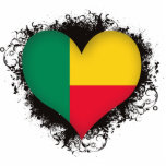 Vintage I Love Benin Photo Cut Outs