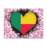Vintage I Love Benin Post Card