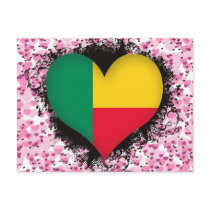 Vintage I Love Benin Post Card