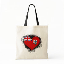 Vintage I Love Bermuda Canvas Bags