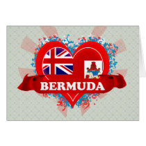 Vintage I Love Bermuda Greeting Cards