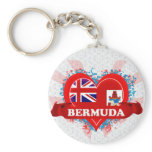 Vintage I Love Bermuda Keychain