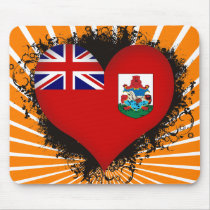 Vintage I Love Bermuda Mousepad