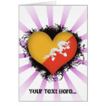 Vintage I Love Bhutan Greeting Card