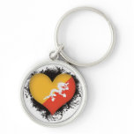 Vintage I Love Bhutan Key Chains
