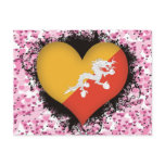Vintage I Love Bhutan Postcard