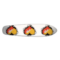 Vintage I Love Bhutan Skate Board