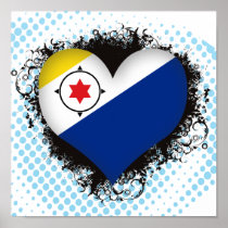 Vintage I Love Bonaire Print