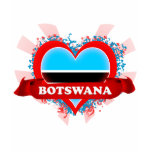 Vintage I Love Botswana t-shirts