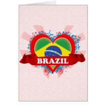 Vintage I Love Brazil Cards
