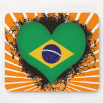 Vintage I Love Brazil Mouse Pad