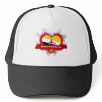 Vintage I Love Brunei Darussalam Hats