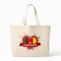 Vintage I Love Cameroon Tote Bag