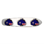 Vintage I Love Cayman Islands Skate Board Deck