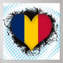 Vintage I Love Chad Print