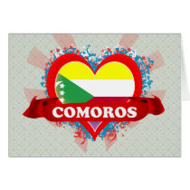 Vintage I Love Comoros Cards