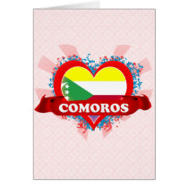 Vintage I Love Comoros Cards