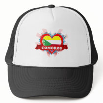 Vintage I Love Comoros Trucker Hat