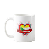 Vintage I Love Comoros Coffee Mug
