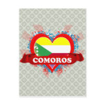 Vintage I Love Comoros Post Cards
