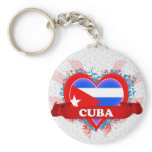 Vintage I Love Cuba Keychain