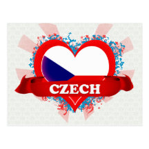 Vintage I Love Czech Postcards