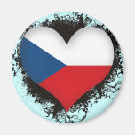 Vintage I Love Czech Republic Magnets