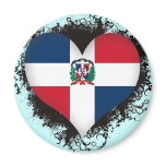 Vintage I Love Dominican Republic Magnet