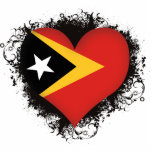 Vintage I Love East Timor Photo Cutout
