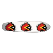 Vintage I Love East Timor Skateboard Decks
