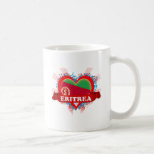 Vintage I Love Eritrea Mug