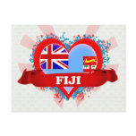 Vintage I Love Fiji postcards