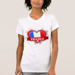 Vintage I Love France Tees