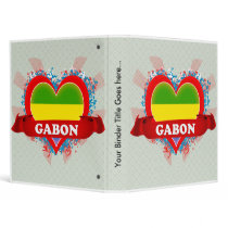 Vintage I Love Gabon Binder