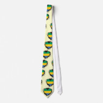 Vintage I Love Gabon Custom Tie
