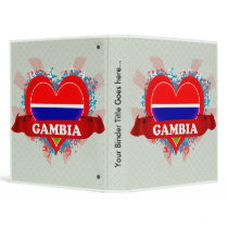 Vintage I Love Gambia 3 Ring Binder