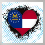 Vintage I Love Georgia Print