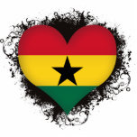 Vintage I Love Ghana Photo Cut Outs