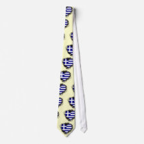 Vintage I Love Greece Neck Tie