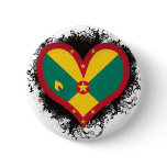 Vintage I Love Grenada Pin