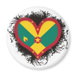 Vintage I Love Grenada magnets