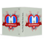 Vintage I Love Guatemala Binders