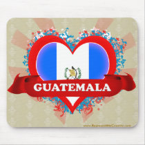 Vintage I Love Guatemala Mousepad