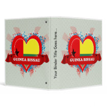 Vintage I Love Guinea Bissau 3 Ring Binder