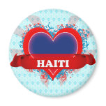 Vintage I Love Haiti magnets