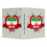 Vintage I Love Iran binders