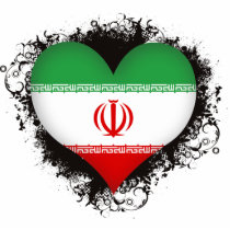 Vintage I Love Iran Photo Cutouts