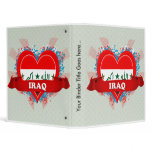 Vintage I Love Iraq Vinyl Binder