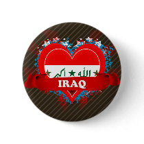 Vintage I Love Iraq Pins