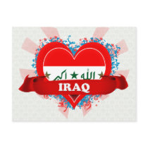 Vintage I Love Iraq Postcard